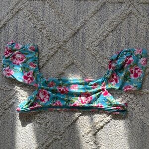 SweetHoney Turquoise Floral Kids Floatie Cover